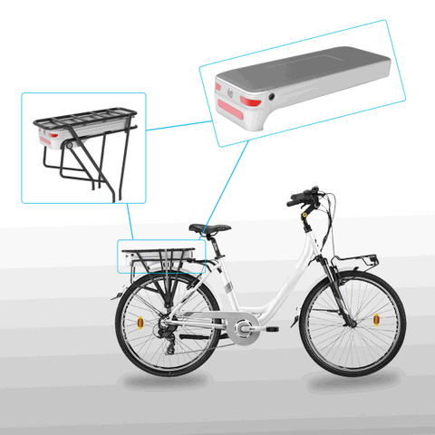 Rear Rack Ebike Battery 48v Manufacturer UL2271 UL2489